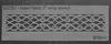 ibicci Māori Pātiki 2" strip stencil
